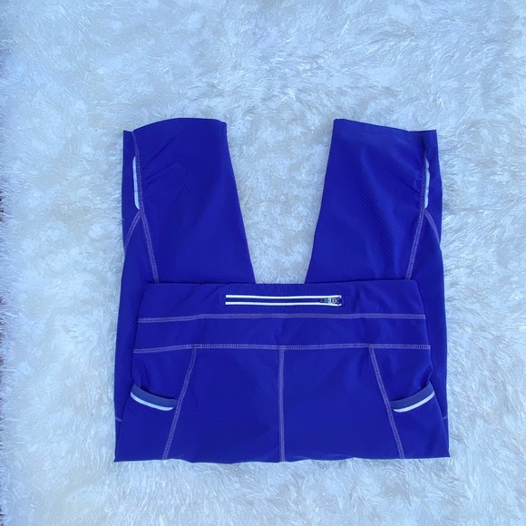 Athleta Capri Leggings Blue size XS - Picture 2 of 5
